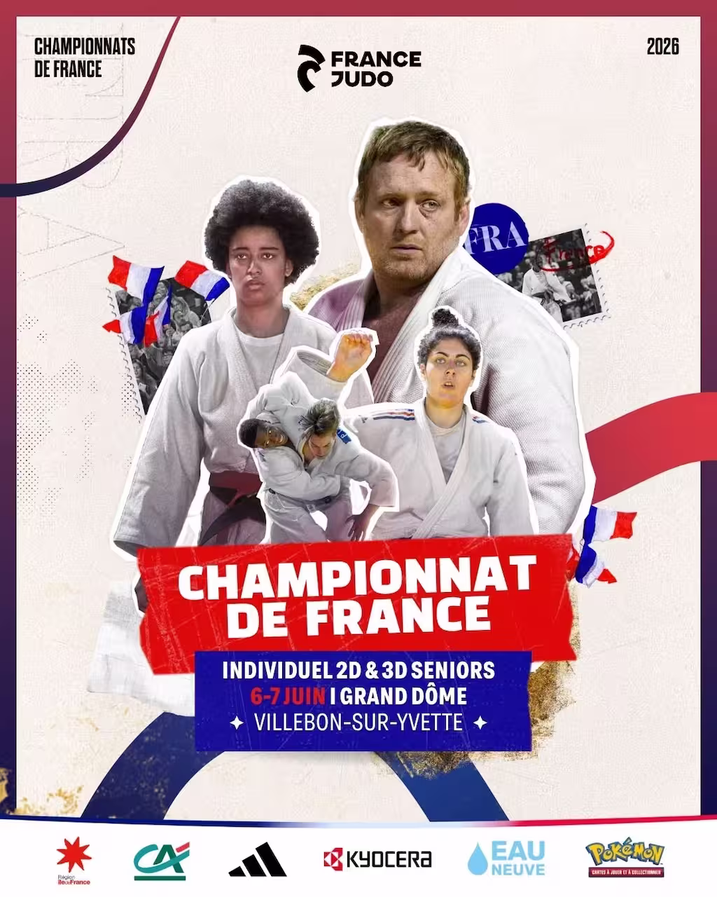 Affiche Championnat de France Individuel 2ème et 3ème Division Seniors 2026