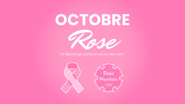 Illustration Octobre Rose Dojo Nantais