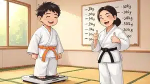Illustration Catégories Poids Judo