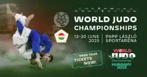 Illustration Billetterie Championnats du Monde de Judo Budapest 2025