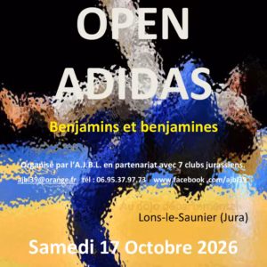 Affiche Open Adidas Benjamin 2026