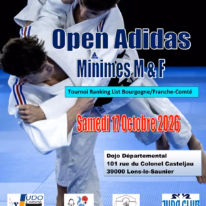 Affiche Open Adidas Minime 2026