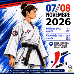 Affiche Tournoi de Harnes Minimes Label A 2026