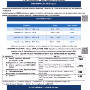 Trainning Camp Minimes de l Aube Porte de Paris 2026