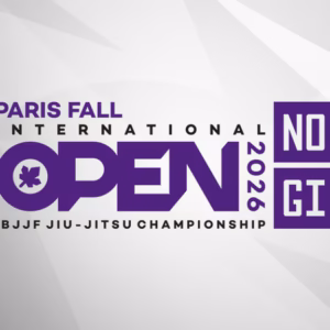 Affiche Paris Fall International Open IBJJF 2026 NO GI 2026