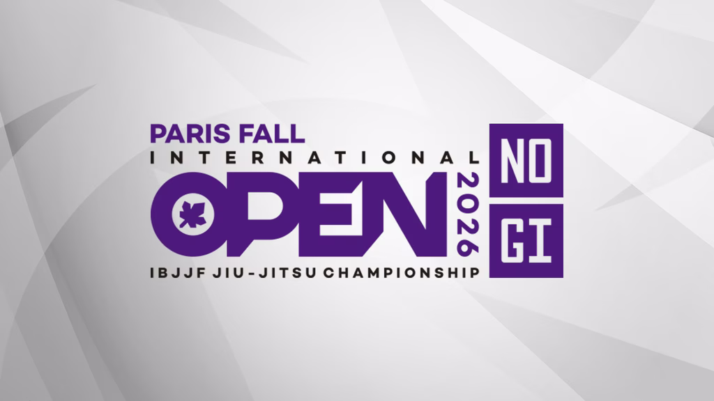 Affiche Paris Fall International Open IBJJF 2026 NO GI 2026