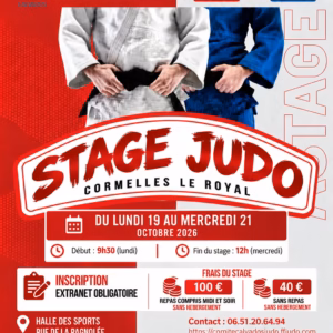 Affiche Stage Sportif Cormelles le Royal 2026