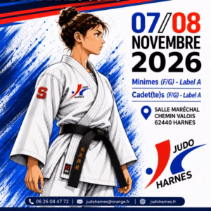 Affiche Tournoi de Harnes Cadet(te)s Label A 2026