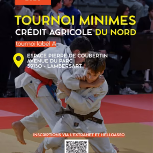 Affiche Tournoi Label A Minimes du Comite Nord 2026